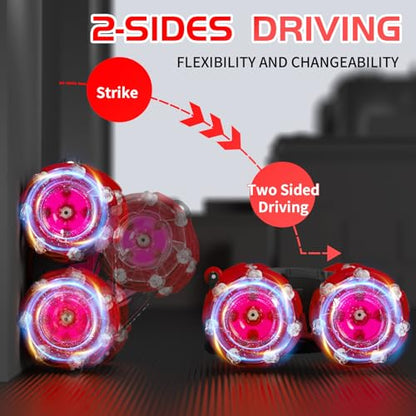 Gesture Sensing RC Stunt Car (Light Red)