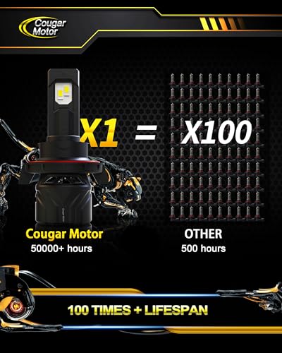 H13 Bulbs 9008 Fog Lights 6500K White Non (H13)