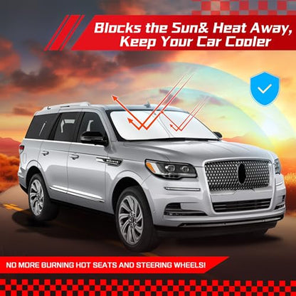 Windshield Sun Shade for Lincoln Navigator 2018 (for Lincoln Navigator 2018-2026 2027)