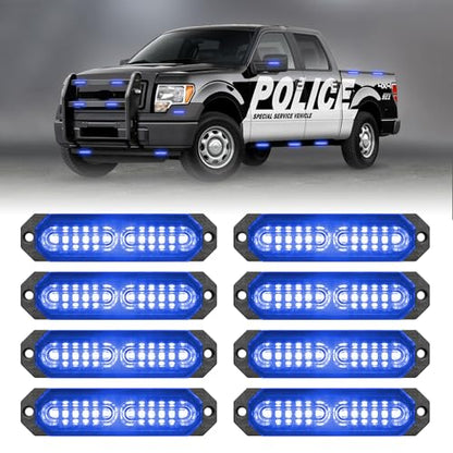 1200T Emergency Strobe Grille Lights (Blue)