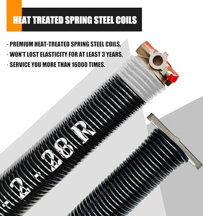 Garage Door Torsion Spring Set (.218x2x28")