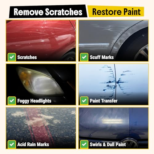 Scratch and Swirl Remover (Scratch Remover Kit with Sanding Block)