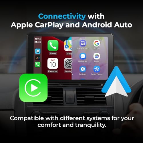 7" Wireless CarPlay & Android Auto Screen with Backup Camera