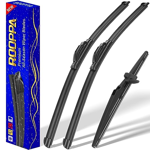 3 Wipers Fits Toyota 4Runner 2010 (24"+20"+12")