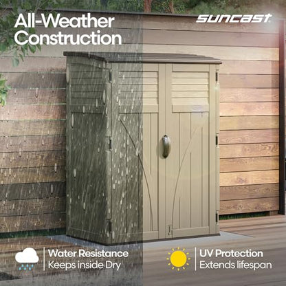 Outdoor Storage Shed (Taupe)