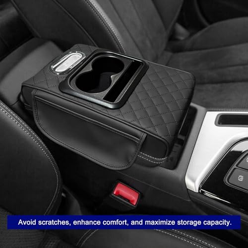 Car Center Console Cover (Black)