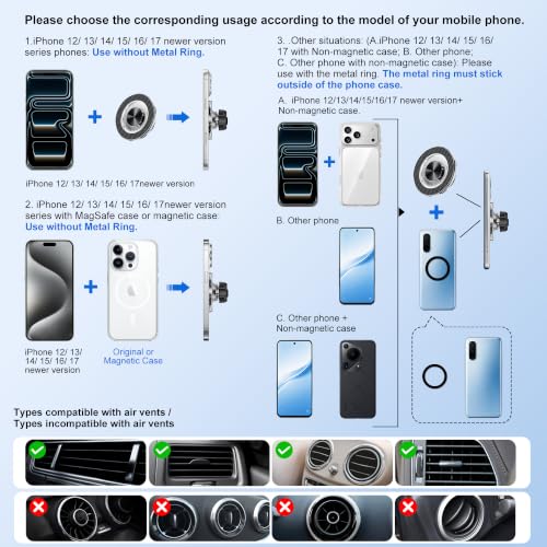 for MagSafe Car Mount (Black)