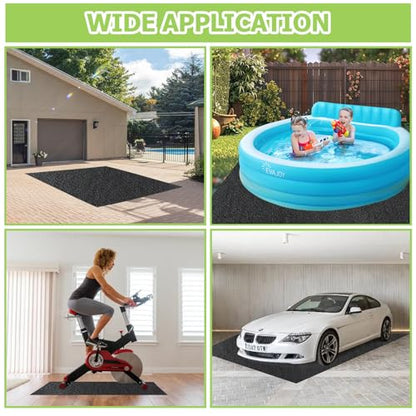 8.2x10.2FT Outdoor Storage Shed Floor Mat (8.2 x 10.2 FT)