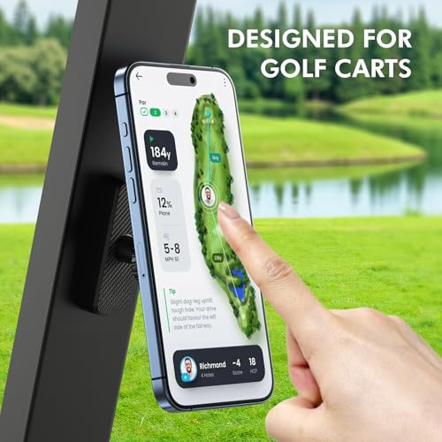Magnetic Golf Cart Phone Holder