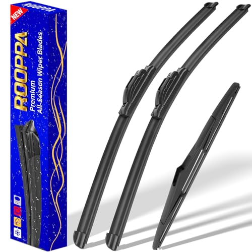 3 Wipers Fits Jeep Wrangler 2007 (15"/15"/13")