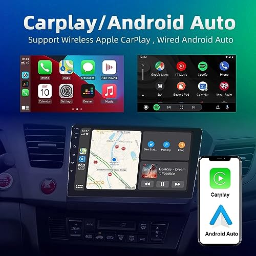 CSC AUTO 8 Core 4G+64G Android 13 Stereo Radio for Dodge Ram 1500 2500 3500 (8 Core 4G+64G Carplay)