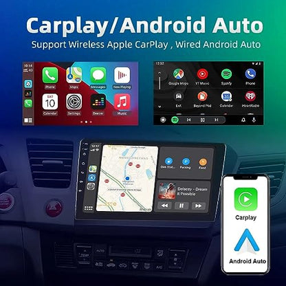 CSC AUTO 8 Core 4G+64G Android 13 Stereo Radio for Dodge Ram 1500 2500 3500 (8 Core 4G+64G Carplay)
