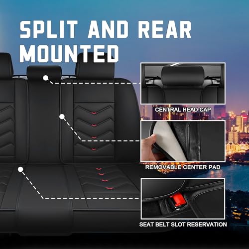 Car Seat Covers for Chrysler Pacifica 2004 (Full Set / Black)