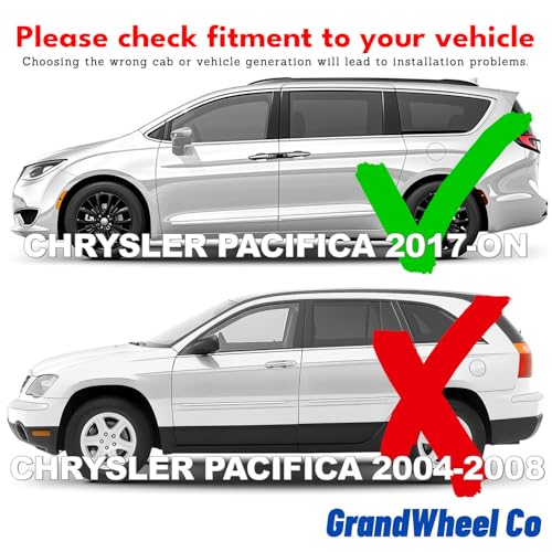 Window Deflectors Smoke Tinted in (For Pacifica 17-26)