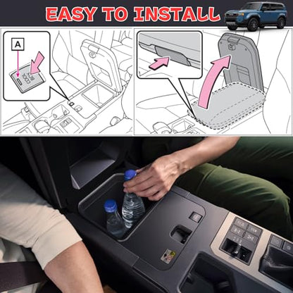 Center Console Organizer Cool Box Tray for 2026 2025 2024 Toyota Land Cruiser Prado LC250 (Cool Box Tray)