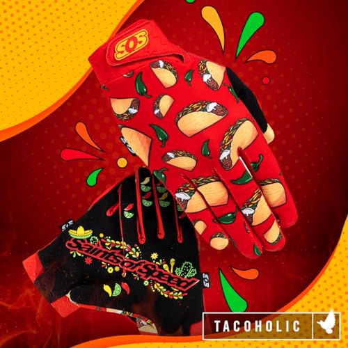 Tacoholic Dirt Bike Gloves (Small)