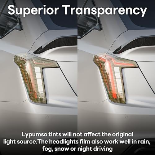Car Light Tint Film (Ammo Yellow Honeycomb / 12in x 60in)