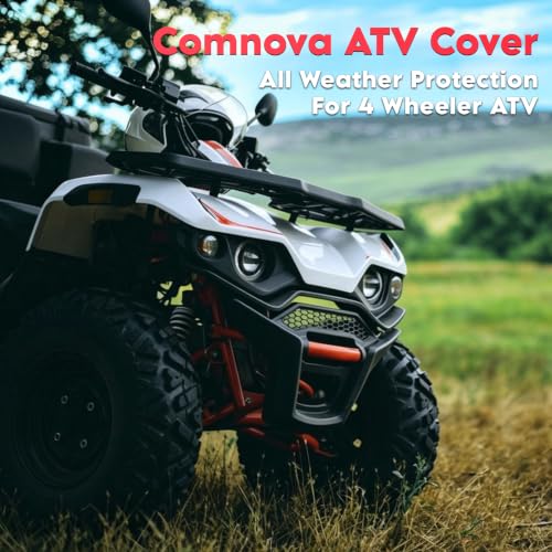 Comnova ATV Cover for 4 Wheelers (Black / 84 Inch)
