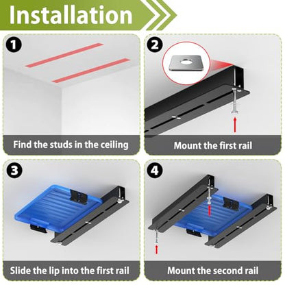 Heavy Duty Ceiling Storage Rack (6PCS)