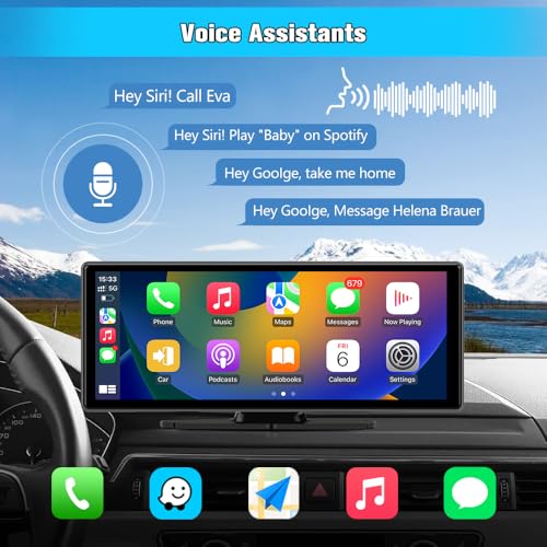 10.26" Carplay Screen for Car Portable (ZX-US-CLP12A-1)