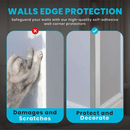 Proflex Wall Corner Protector (1-1/2 x 36 In - (6PCS) / Brushed Aluminum)