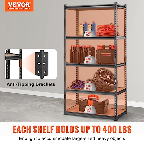 Storage Shelves 5 (36" L x 18" W x 72" H)