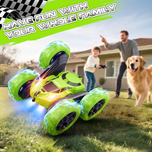 Remote Control Car for Kids Age 4 (Green)