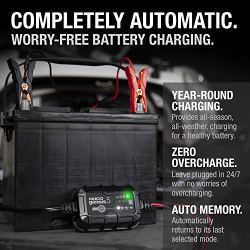 GENIUS5 5A 6 12V Smart Battery Charger (5A)