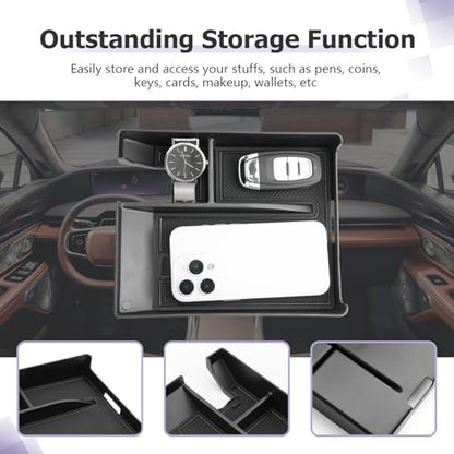 Lincoln Nautilus Center Console Organizer Compatible with 2024 2025 2026 Lincoln Nautilus Premiere
