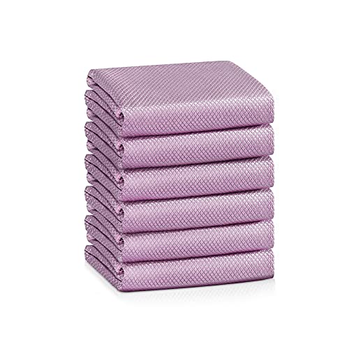 Easy Clean Fish Scale Nanoscale Cleaning Cloth (Purple 6p)
