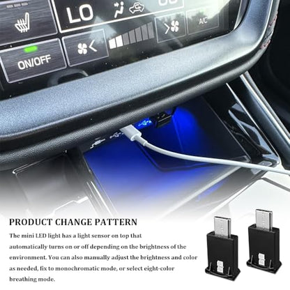 2PCS Mini USB LED Car Light (2PCS)