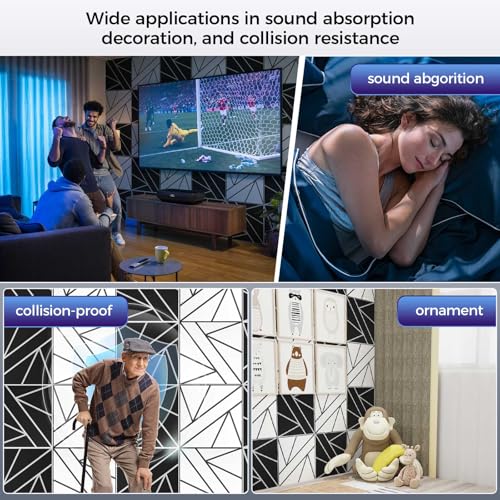 12 Pack 2 Layer Soundproof Wall Panels