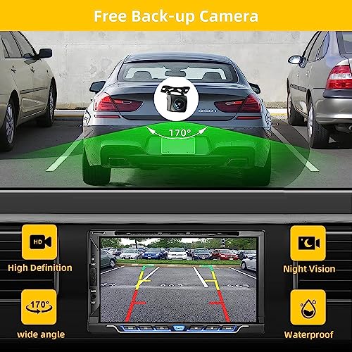 Double Din Car Stereo with CD (Style-A)