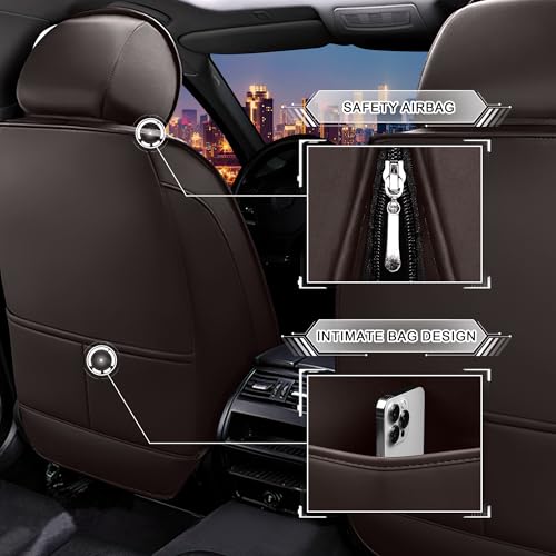 Car Seat Covers for Chrysler Pacifica 2004 (Full Set / Coffee color)