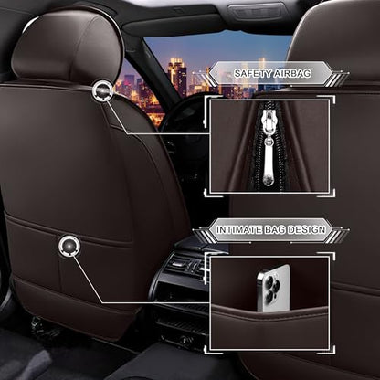 Car Seat Covers for Chrysler Pacifica 2004 (Full Set / Coffee color)