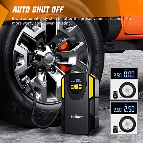 Digital Tire Inflator Portable Air Compressor w (Air Compressor Pump)