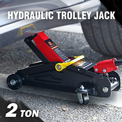 TOOLS 00234 Low Profile Hydraulic Trolley Service (Black / 2 ton)