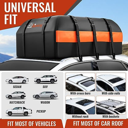 Car Rooftop Cargo Carrier Bag (20 Cubic Feet)
