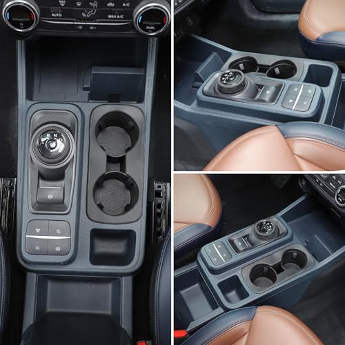Center Console Cup Holder Insert Compatible with Ford Maverick 2022 (Cup Holder Cover)