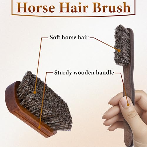 2 PCS Leather Brush Car Detailing (2 Pcs)