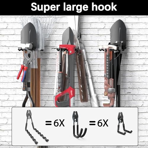 Heavy Duty Garage Hooks (Black / 31)