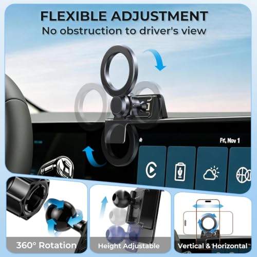 Car Phone Holder for Hyundai Tucson 2025 (Fit for 2025-2026 Tucson, 12.3-Inch)