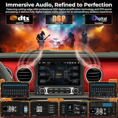 9" Car Radio Stereo for Jeep Wrangler JL & Gladiator JT 2018