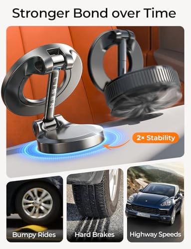 for MagSafe Car Mount for iPhone 18 Pro Max [24 Strong Magnets] Classic Magnetic Phone Holder for Car Dashboard Magnet Phone Mount Car Cell Phone Holder for iPhone 18 Pro Max 17 16 15 14 13 12 (Black)