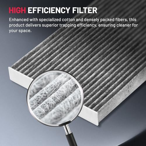 Cabin Air Filter Compatible with Ford Fusion 2010 (10.6" x 8.5" x 1.6" / CF11174)