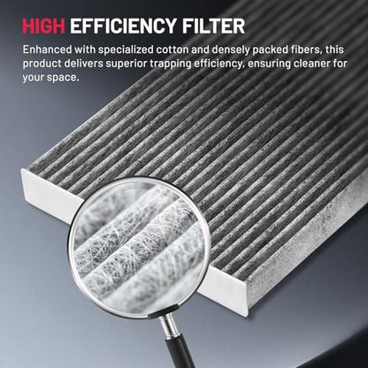 Cabin Air Filter CF10329 Compatible with Hyundai 2001 (10.9" x 9.6" x 1.4" / CF10329)
