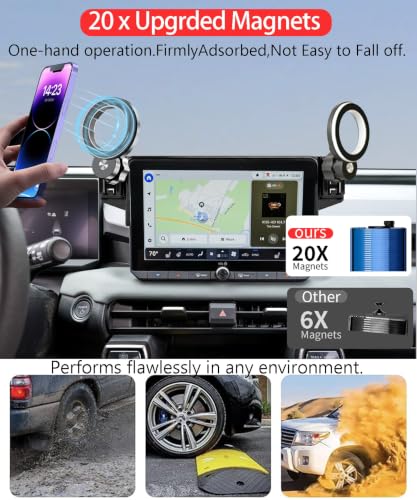 Car Phone Holder for 2026 Toyota RAV4 (fit for 2026 Toyota RAV4/Hybrid(10.5 Inch Screen))
