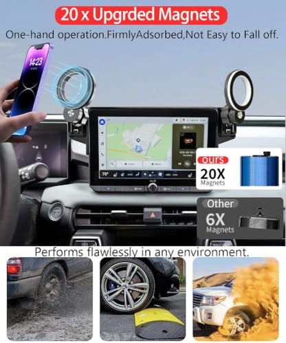 Car Phone Holder for 2026 Toyota RAV4 (fit for 2026 Toyota RAV4/Hybrid(10.5 Inch Screen))
