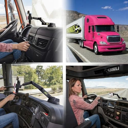 Truck Phone Mount + Dash Pad (Pink)