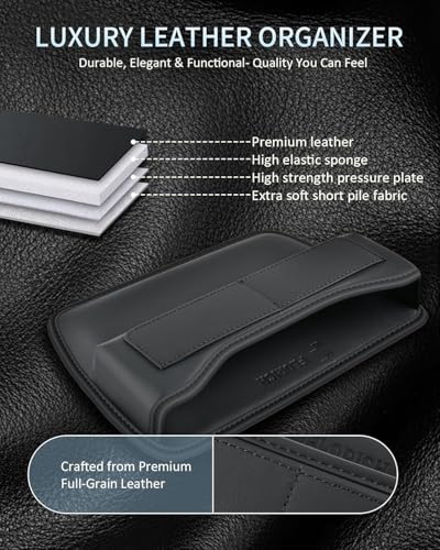 Car Seat Gap Filler Organizer (B-Car Seat Gap Fille-Black-2Pack)